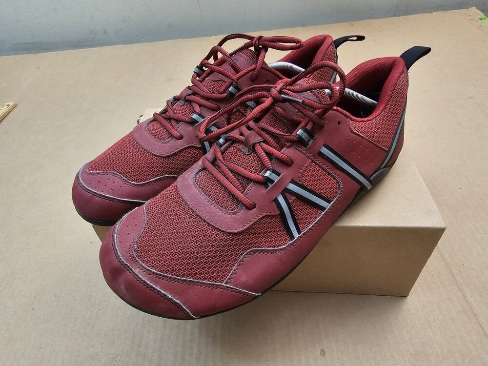 Xero Prio Barefoot Minimalist Zero Sneaker Shoes Men's US 12.5 Red